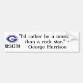 George Harrison citeert bumpersticker (Voorkant)