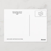 George Henry Durrie Half Way House Winter Briefkaart (Achterkant)