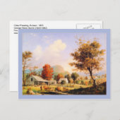 George Henry Durrie Rustic Cider Pressing Autumn Briefkaart (Voorkant / Achterkant)