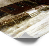 George Henry Durrie Winter Scene in New Haven Poster (Hoek)