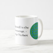 George Herbert Quote met prachtig design Koffiemok (Voorkant rechts)