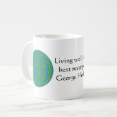 George Herbert Quote met prachtig design Koffiemok (Voorkant links)