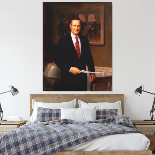 GEORGE HERBERT WALKER STRUIK door Herbert Abrams Canvas Afdruk (Insitu (Slaapkamer))