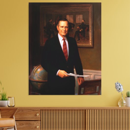 GEORGE HERBERT WALKER STRUIK door Herbert Abrams Canvas Afdruk (Insitu (Woonkamer))