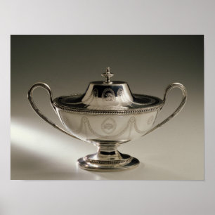 George III saus tureen cover Poster