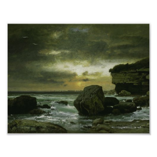 George Inness - A Marine Foto Afdruk (Voorkant)