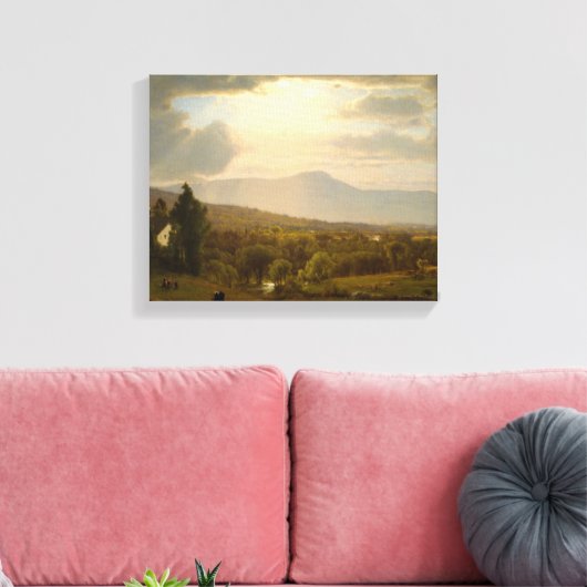 George Inness - Catskills Mountains Canvas Afdruk (Insitu (Woonkamer))