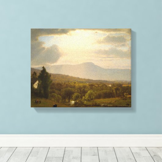 George Inness - Catskills Mountains Canvas Afdruk (Insitu (Houten vloer))