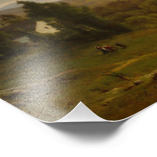 George Inness - Catskills Mountains Foto Afdruk (Hoek)