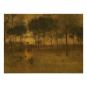 George Inness - Het huis van de Heron Foto Afdruk (Voorkant)