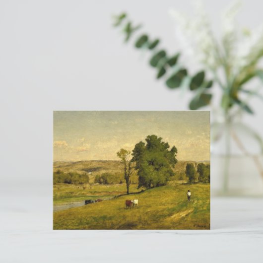 George Inness - Landschap Briefkaart (Staand voorkant)