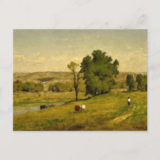 George Inness - Landschap Briefkaart (Voorkant)