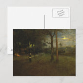 George Inness - Moonlight, Tarpon Springs Briefkaart (Voorkant / Achterkant)