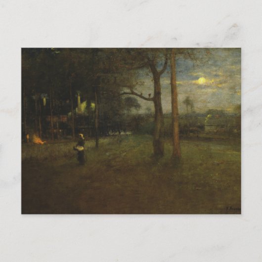 George Inness - Moonlight, Tarpon Springs Briefkaart (Voorkant)