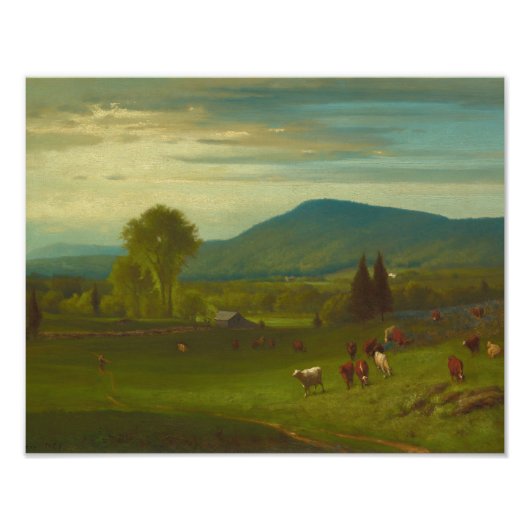 George Inness - Summer in the Catskills Foto Afdruk (Voorkant)
