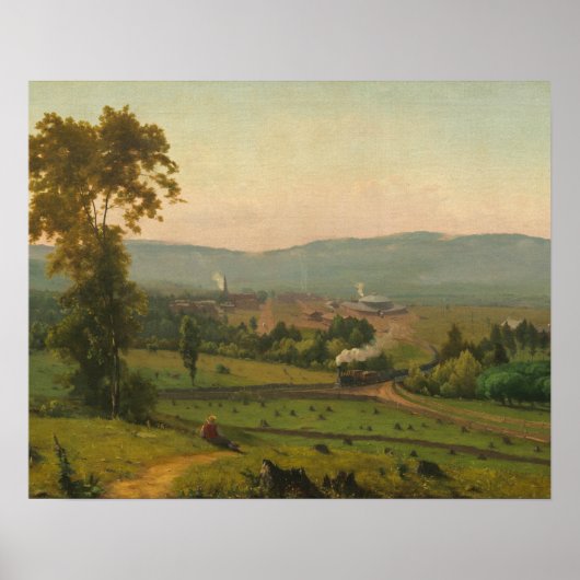 George Inness - The Lackawant Valley Poster (Voorkant)