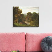 George Inness - The Old Mill Canvas Afdruk (Insitu (Woonkamer))