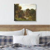 George Inness - The Old Mill Canvas Afdruk (Insitu (Slaapkamer))