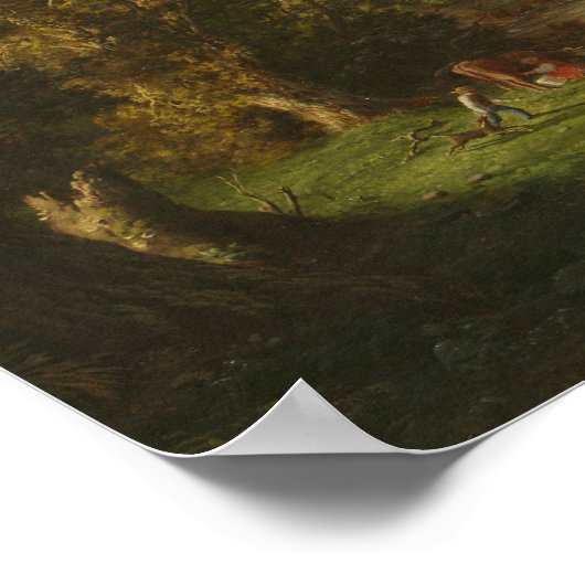 George Inness - The Old Mill Poster (Hoek)