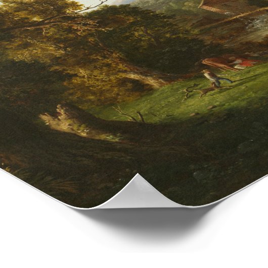 George Inness - The Old Mill Poster (Hoek)