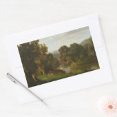 George Inness - The Old Mill Rechthoekige Sticker (Envelop)