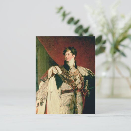 George IV Briefkaart (Staand voorkant)