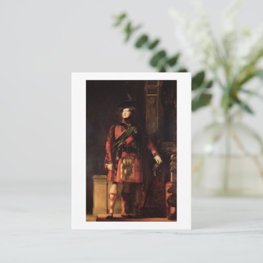 George IV Briefkaart (Staand voorkant)