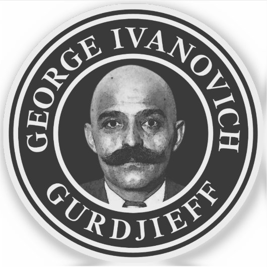 George Ivanovich Gurdjieff Sticker (Voorkant)