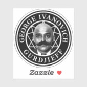George Ivanovich Gurdjieff - v2 Sticker (Vel)