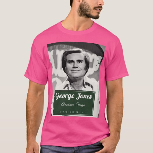George Jones T-shirt (Voorkant)