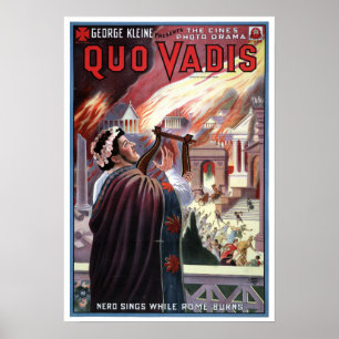 George Kleine Cadeaus Quo Vadis Nero Poster