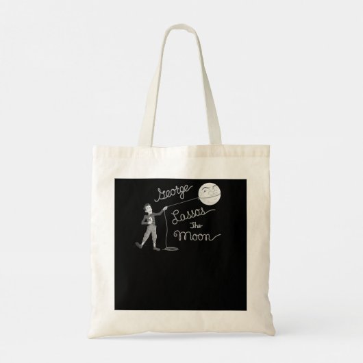 George Lassos de maan Tote Bag (Achterkant)