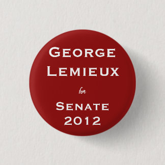 George Lemieux voor de Senaat Ronde Button 3,2 Cm