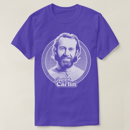 George lin jaren '70 Stijl Retro Fan Art T-shirt (Design voorkant)