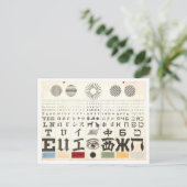 George Mayerle Oogtestkaart Briefkaart (Staand voorkant)