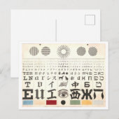 George Mayerle Oogtestkaart Briefkaart (Voorkant / Achterkant)