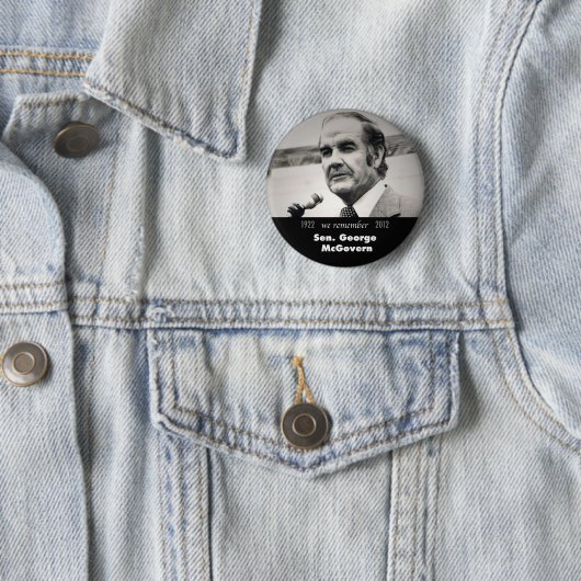 George McGovern Memorial Button (In situ)