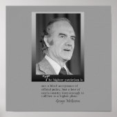 George McGovern Memorial Poster (Voorkant)