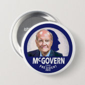 George McGovern voor President 2012 Ronde Button 7,6 Cm (Voorkant /achterkant)