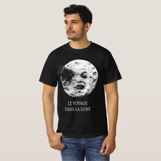 George melies retro t-shirt (Voorkant volledig)