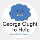 George moet Sticker helpen (Voorkant)