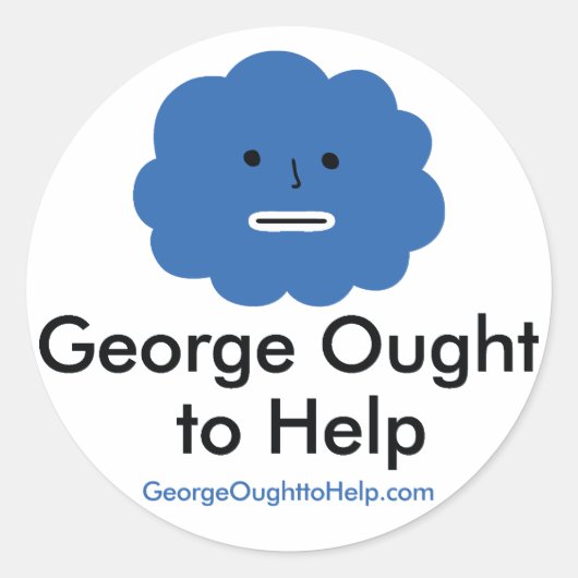 George moet Sticker helpen (Voorkant)