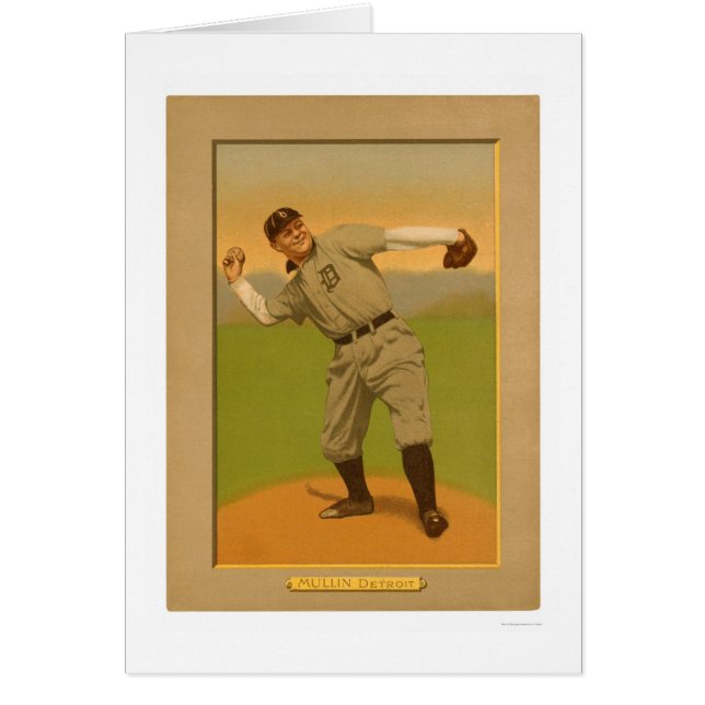 George Mullin Tigers Baseball 1911 (Voorkant)