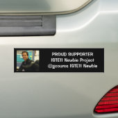george newbie pic, PROUD SUPPORTERISTE11 Newbie... Bumpersticker (Op auto)
