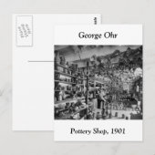 George Ohr Pottery Shop, 1901 Briefkaart (Voorkant / Achterkant)