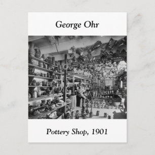 George Ohr Pottery Shop, 1901 Briefkaart