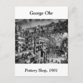 George Ohr Pottery Shop, 1901 Briefkaart (Voorkant)