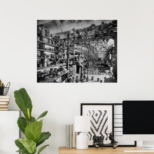 George Ohr Pottery Shop, 1901 Poster (Thuiskantoor)