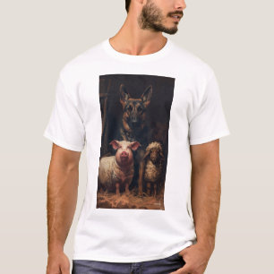 George Orwell, 1984, geïnspireerd door de dystopis T-shirt