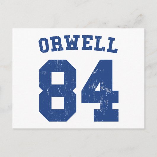 George Orwell 1984 Jersey Briefkaart (Voorkant)